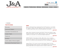 Tablet Screenshot of jaffeandasher.com